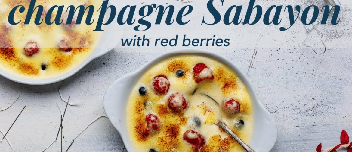 Champagne sabayon with fresh berries, a luxurious dessert ready 15 minutes Champagne sabayon with fresh berries, a luxurious dessert ready 15 minutes