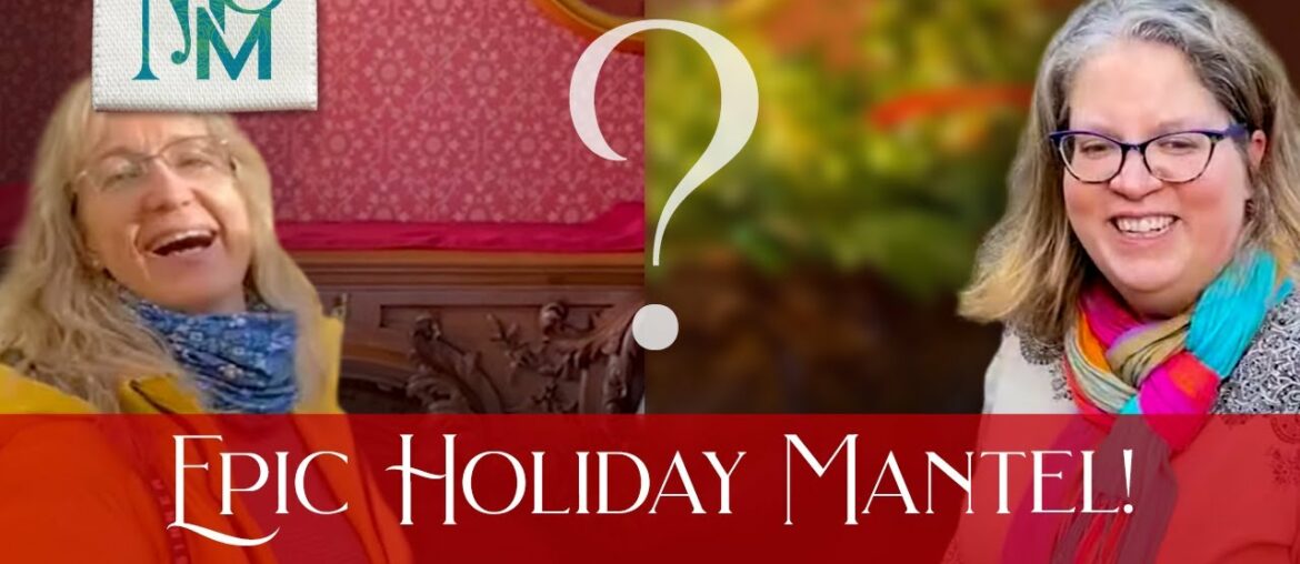 Is this the most EPIC Christmas mantlepiece?! Before & After! | Manor & Maker