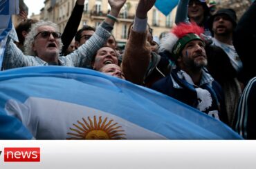 Fans in Buenos Aires react to World Cup win after nail-biting final against France