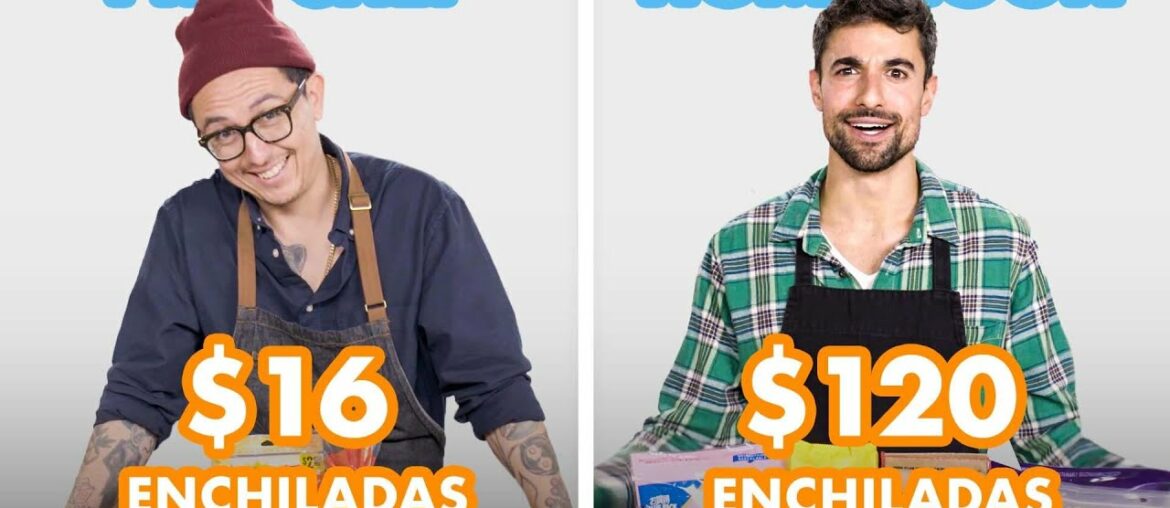 $120 vs $16 Enchiladas: Pro Chef & Home Cook Swap Ingredients | Epicurious $120 vs $16 Enchiladas: Pro Chef & Home Cook Swap Ingredients | Epicurious
