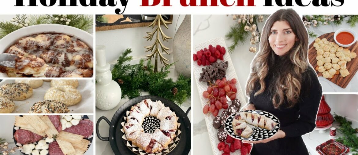 HOLIDAY BRUNCH IDEAS / EASY Holiday Christmas Recipes & Desserts / Holiday Breakfast Recipes
