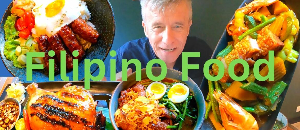 Thai Friends Try FILIPINO FOOD For The FIRST TIME! Kalamansi Kafe