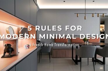 5 Tips For A Minimal Space | BEAU Modern Minimal Home Transformation | Condominium Interior Design