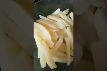 CRISPY FRENCH FRIES WITH GARLIC BUTTER POTATO | FRENCH FRIES RECIPE