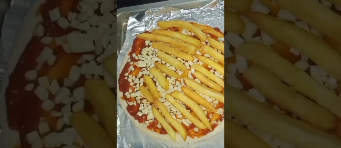 street food @home day41 #french fries pizza