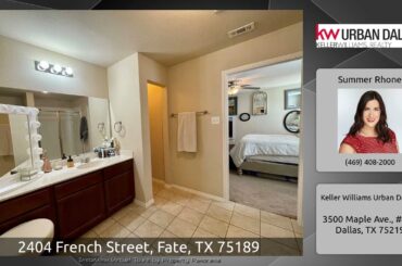 2404 French Street, Fate, TX 75189