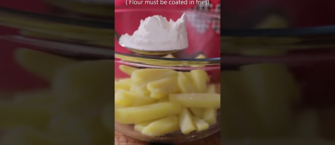#Shorts|| Freshly prepared homemade french fries recipe