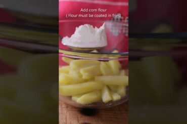 #Shorts|| Freshly prepared homemade french fries recipe