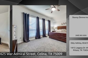 2625 War Admiral Street, Celina, TX 75009