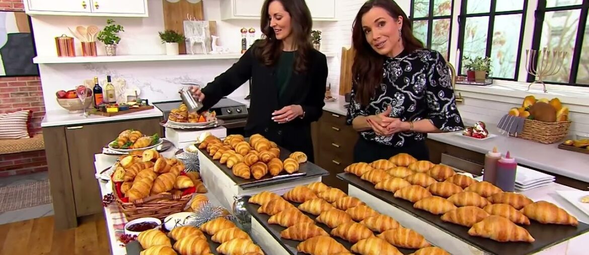 Authentic Gourmet 20, 40, or 60 French Butter Croissants on QVC