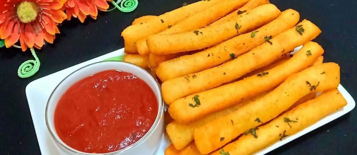 Super crispy & Delicious Potato French Fries Recipe / Potato Sticks Recipe / Potato Recipe / Snacks