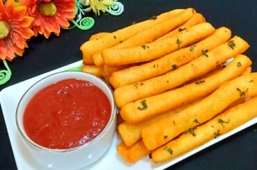 Super crispy & Delicious Potato French Fries Recipe / Potato Sticks Recipe / Potato Recipe / Snacks