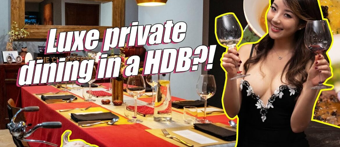 Luxe private dining in a HDB!