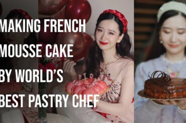 I Made World's Best Pastry Chef's French Mousse Cake Recipe From MasterClass by Dominique Ansel