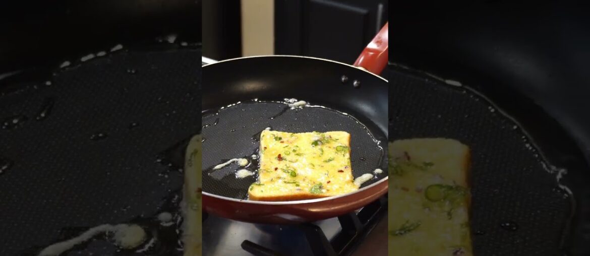 Spicy & Savoury French Toast Recipe #shorts