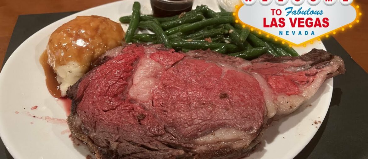 LAS VEGAS RESTAURANT REVIEW - Village Pub at Ellis Island $22 Prime Rib