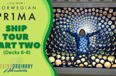 Ship Tour Norwegian Prima Part 2 - Lower Decks 6-8