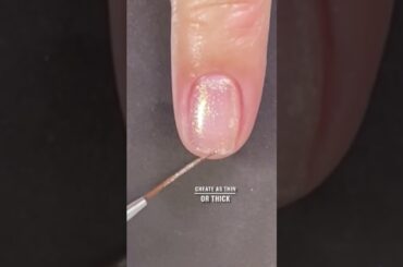 Festive Glitter White And Metallic French Manicure #shorts