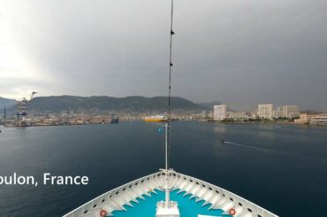 Toulon - arrival time lapse