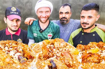 IRAQI KEBAB and SHAWARMA Street Food KINGS! GIANT IRAQI FEAST in Baiji Iraq!