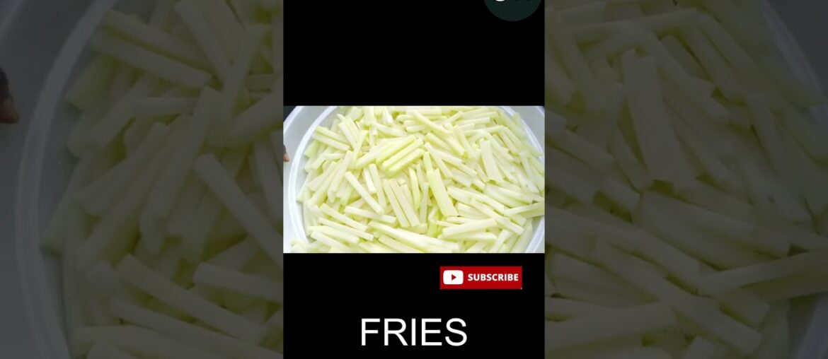 HOW TO MAKE FRENCH FRIES #cooking #health #food #shorts