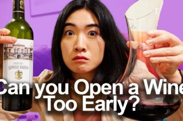 Drinking Wine Too Young? Opening a Nice Bordeaux Before its "Ready"