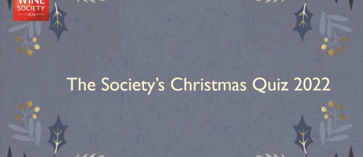 The Society's Christmas Quiz 2022
