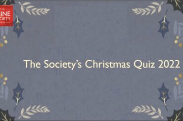 The Society's Christmas Quiz 2022