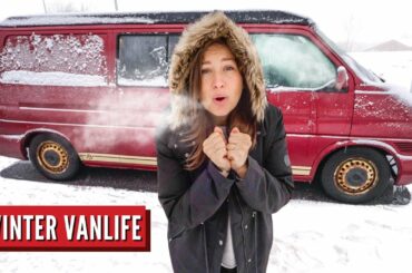Winter Vanlife Begins in our Tiny VW Campervan