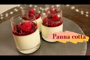 Super PANNA COTTA (fruits rouges) - recette facile et rapide
