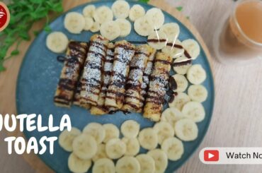 Nutella French Toast Roll-Ups | Quick Breakfast Recipe | Arbish Food Secrets
