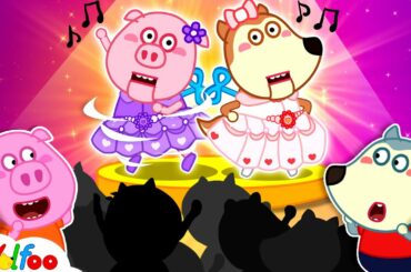 Wolfoo's Sister Turns Into Wind Up Doll Toys! Funny Stories With Toys for Kids@wolfoofamilyofficial