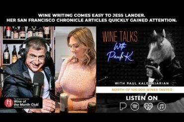 Wine writing comes easy to Jess Lander. Her San Francisco Chronicle articles quickly gain attention.