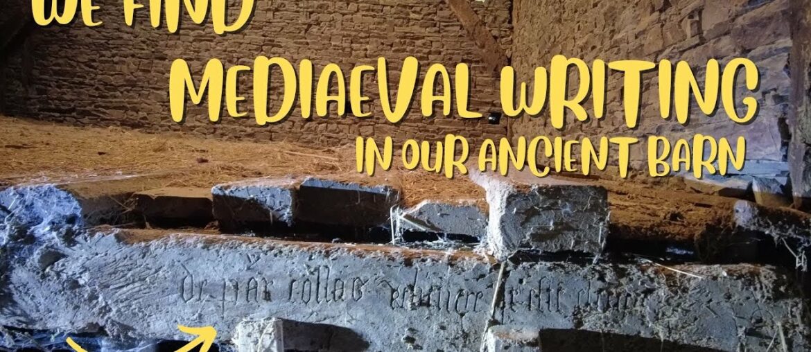 We find Mediaeval writing in our ancient barn #frenchfarmhouse #homesteading #farmhouse We find Mediaeval writing in our ancient barn #frenchfarmhouse #homesteading #farmhouse