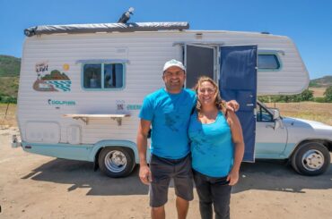 Their DIY 1991 Toyota Dolphin Renovation - Camper Tiny Home Tour