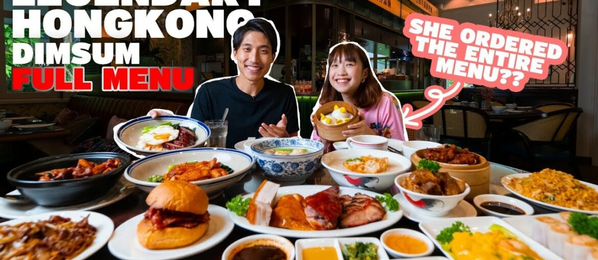 LEGENDARY HONGKONG FULL MENU CHALLENGE! | SHE ORDERED EVERY SINGLE DISH! | Best HK restaurant in SG? LEGENDARY HONGKONG FULL MENU CHALLENGE! | SHE ORDERED EVERY SINGLE DISH! | Best HK restaurant in SG?