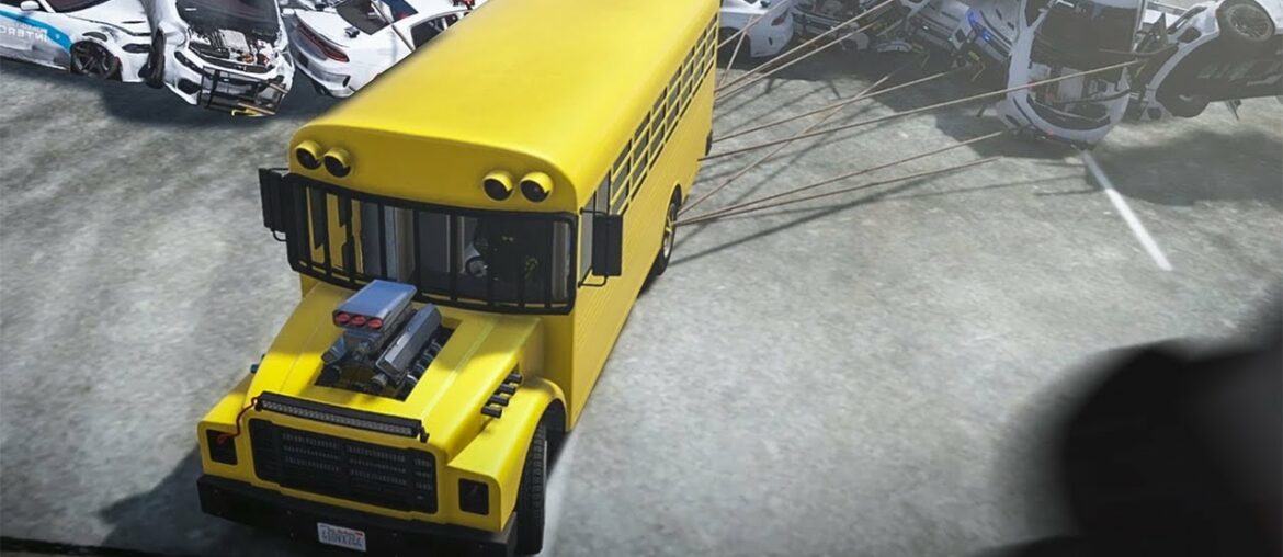 INDESTRUCTIBLE CRAZY BUS GRAPPLES COPS IN GTA 5 RP INDESTRUCTIBLE CRAZY BUS GRAPPLES COPS IN GTA 5 RP