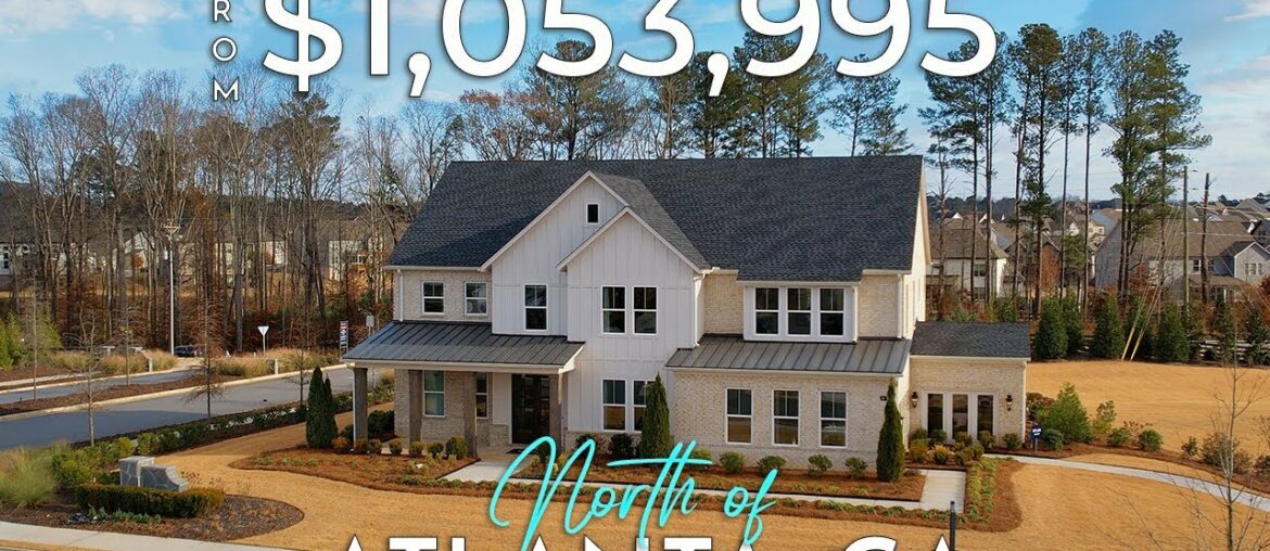 INSIDE A GRAND TOLL BROTHERS HOUSE NEAR ATLANTA, GA WITH AMENITIES GALORE! | BROOKMEADE NEIGHBORHOOD