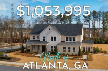 INSIDE A GRAND TOLL BROTHERS HOUSE NEAR ATLANTA, GA WITH AMENITIES GALORE! | BROOKMEADE NEIGHBORHOOD