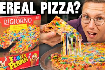 We Made Fruity Pebbles Pizza And It Is INCREDIBLE