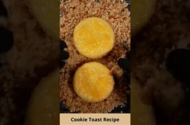 cookie toast recipe | french toast cookie recipe | cookiing burger #shorts
