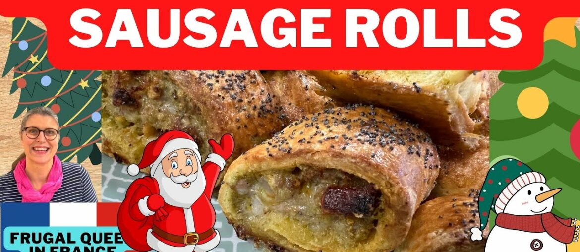 Extra Special Christmas Sausage Rolls #glutenfree #christmasfood #sausagerolls #frugal #christmas
