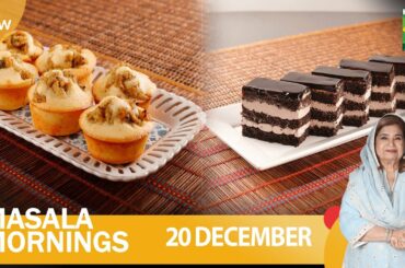 Masala Mornings - 20 Dec 2022 - Recipes: Chicken Muffin & Chocolate Pastry - Shireen Anwar