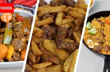 3 Beef Recipes | Beef and French Fries | Rice & Beef Recipe | Beef Stew | How to Make Beef | Infoods