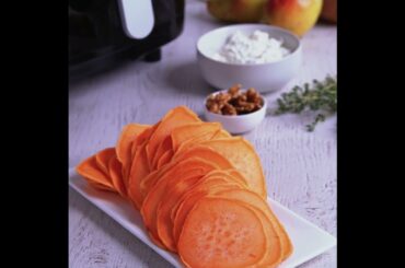 Chef Style Sweet Potato Crostini with Tefal Easy Fry Steam & Grill 3-in-1 Oil-less Air Fryer FW2018