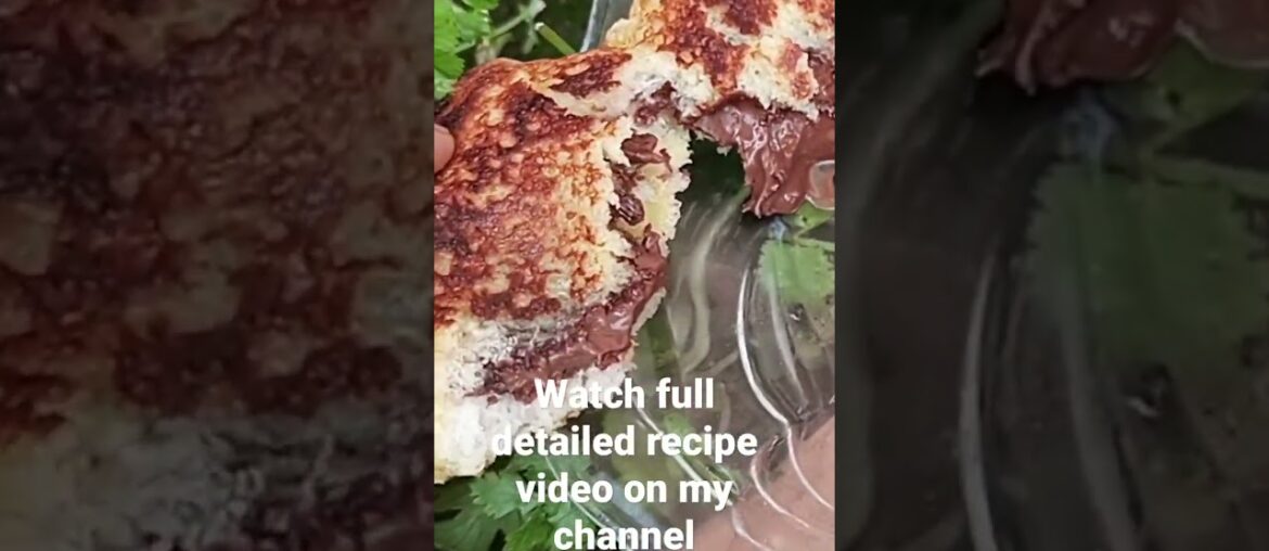 chocolate filled french toast #chocolate #frenchtoast #breakfast #recipe #sweetbread