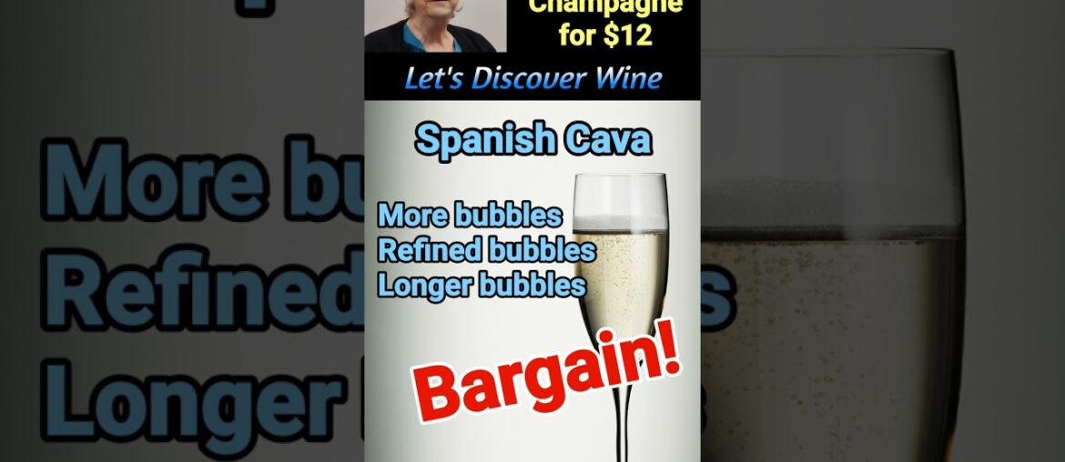 93-point true champagne for $12 @Let's Discover Wine 109m 109 m #wine #cava #sparkling wine #shorts