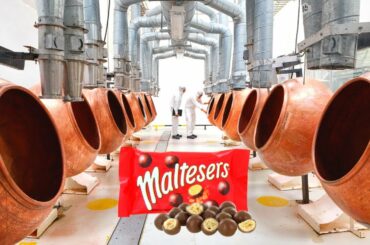 INSIDE THE FACTORY OF MALTESERS CHOCOLATE MAKING MACHINES