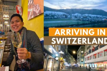 ARRIVING IN SWITZERLAND VLOG | SWISS CHOCOLATES, DINNER & FIRST IMPRESSIONS