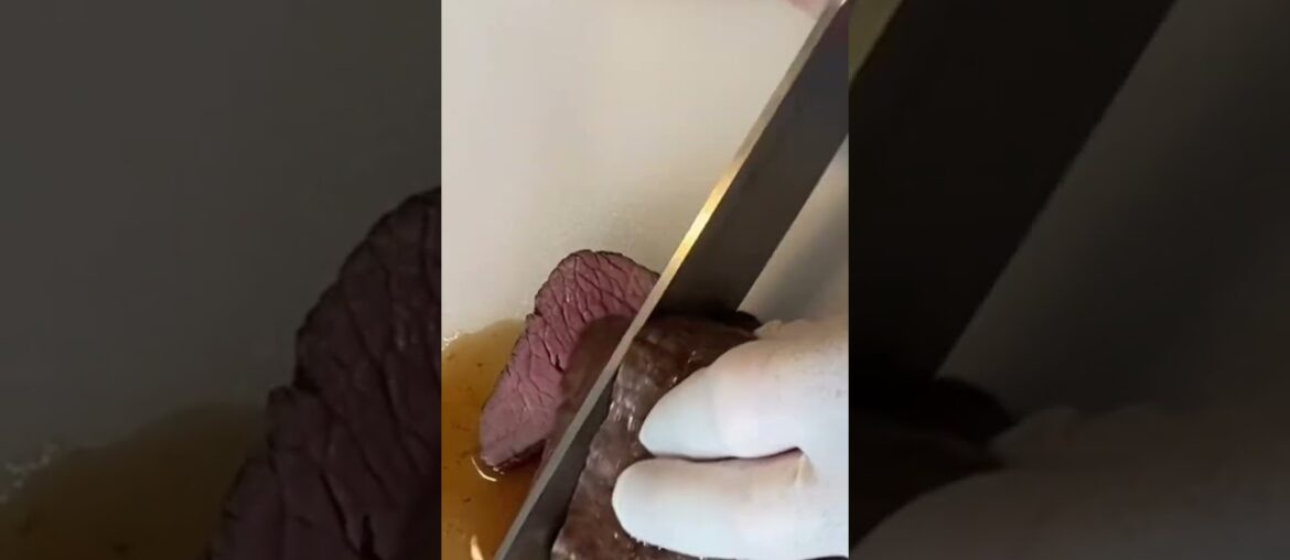 Lamb Steak with Rosemary Butter Sauce. The recipe is below.